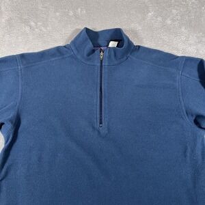 Patagonia Micro D-Luxe Fleece Sweater Womens XS Blue Half Zip Sweater Made USA